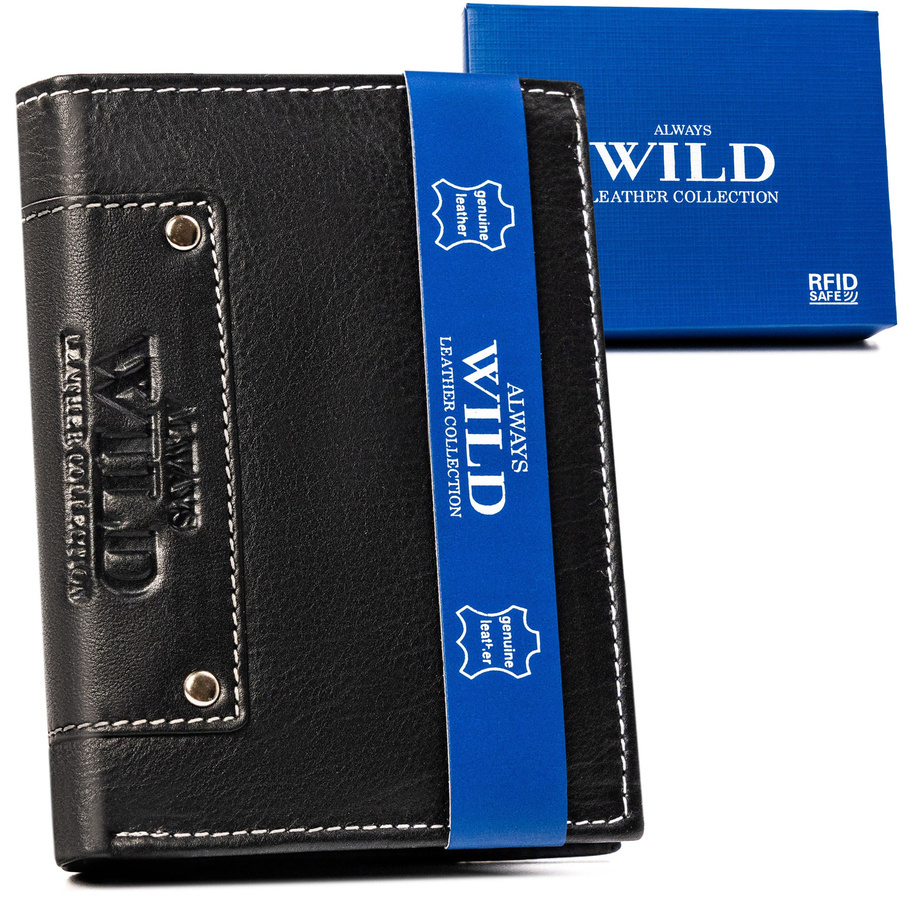 Leather wallet RFID ALWAYS WILD N4-P-CCD-8110