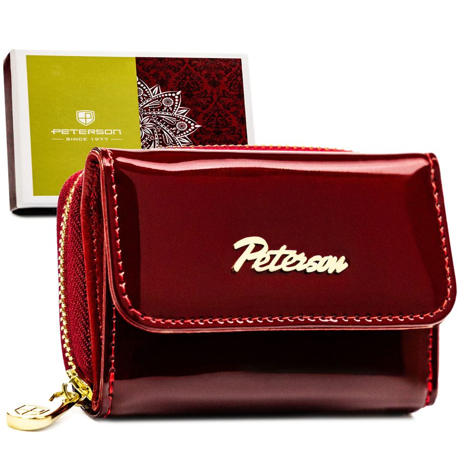 Leather wallet RFID PETERSON PTN BC-423229