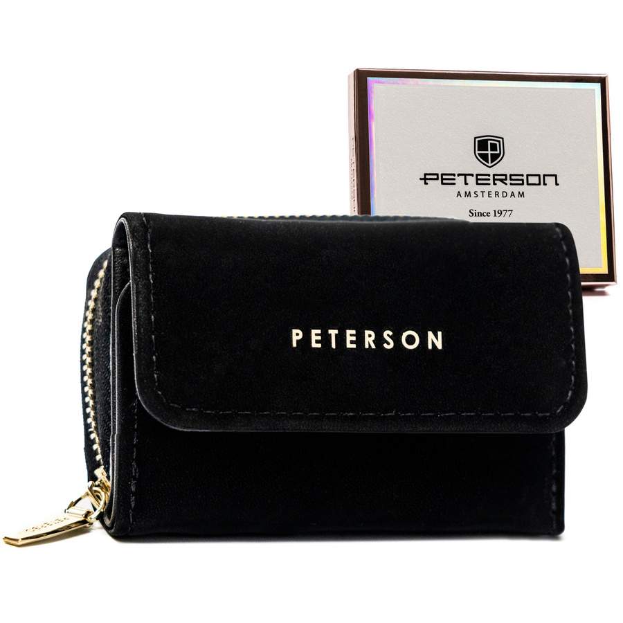 Leatherette wallet RFID PETERSON PTN 011-WEI