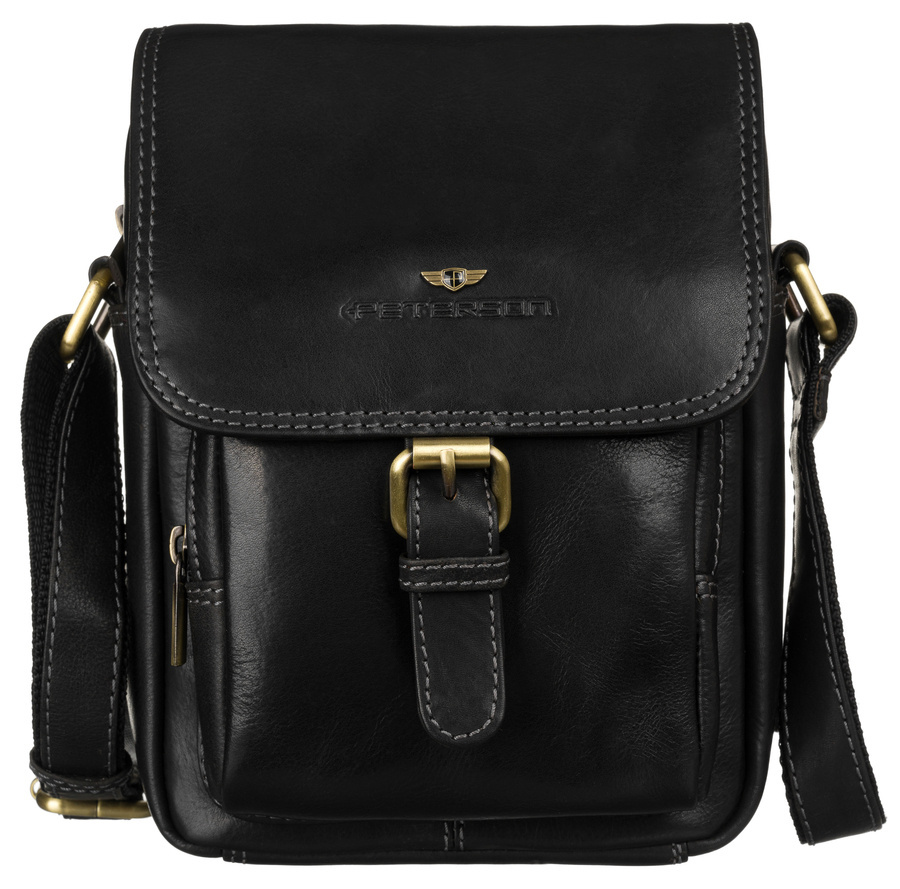 Torba skórzana PTN TB-012-COM BLACK