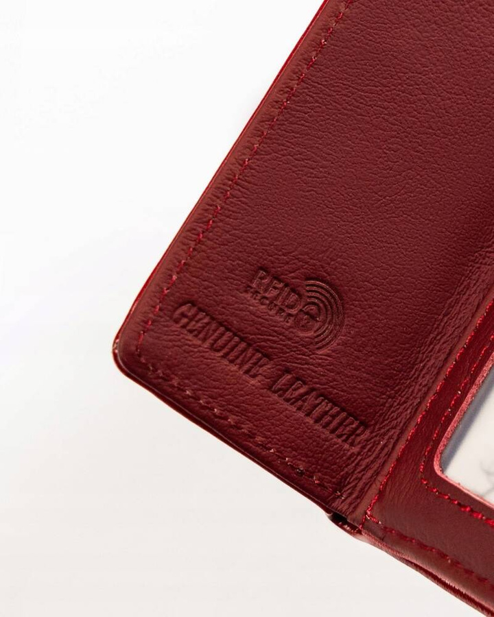 Leather & leatherette wallet RFID 4U CAVALDI PN32-BCF