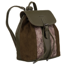Leatherette bagpack DAVID JONES 6885-2