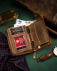 Leather wallet RFID PETERSON PTN 340PW-02 2-1-4