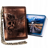 Leather wallet RFID PETERSON PTN N4C-VIN-S