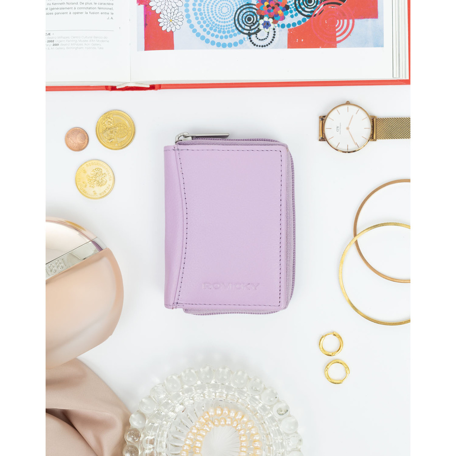 Leather wallet ROVICKY R-23-17-LFN
