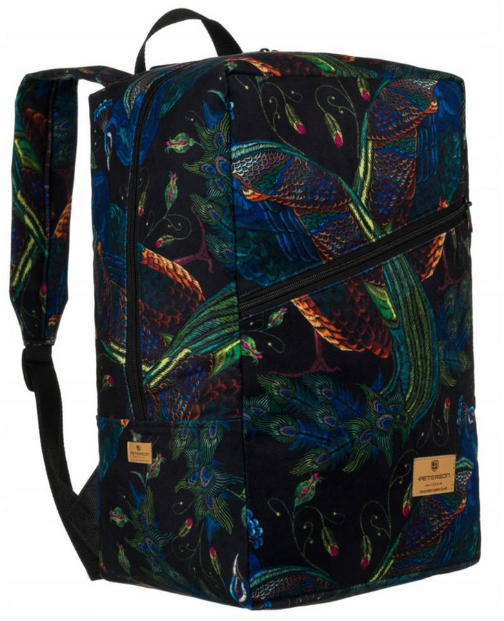 Full printed backpack PETERSON PTN PLEC-03