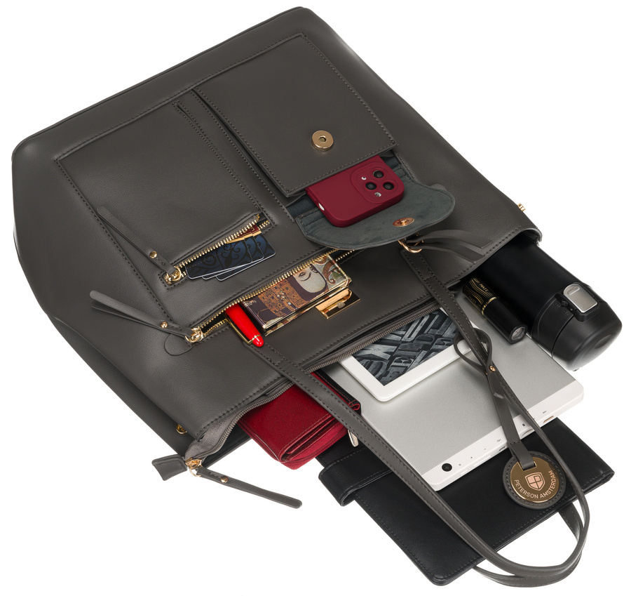 Leatherette bag PETERSON PTN TOR-ALE-4