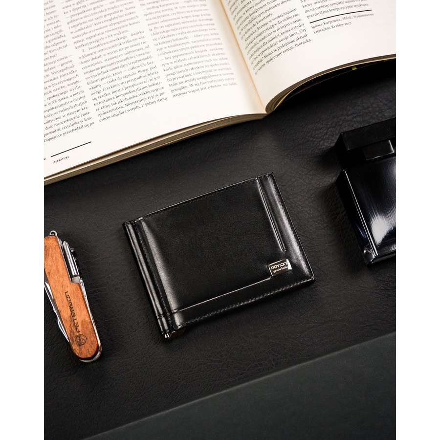 Leather wallet RFID ROVICKY CPR-13-NBAR