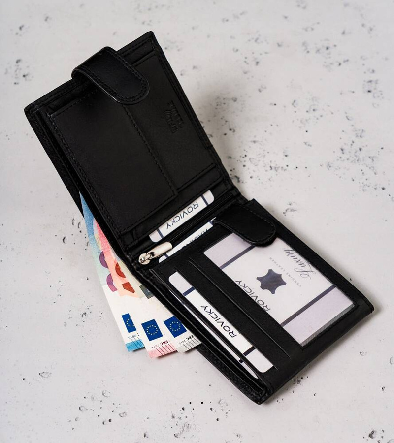 Leather wallet RFID ALWAYS WILD N992L-P-CCD-2-2726 B