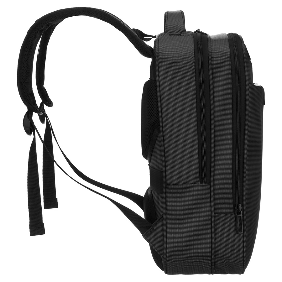 Podróżny plecak w czarnym kolorze z miejscem na laptopa - Rovicky