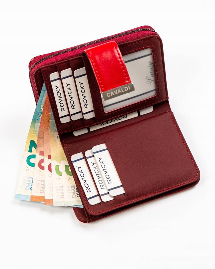 Leather & leatherette wallet RFID 4U CAVALDI  PN31-BT