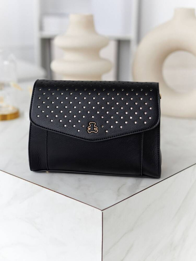 Leatherette shoulder bag LULUCASTAGNETTE ROANNE-LULU