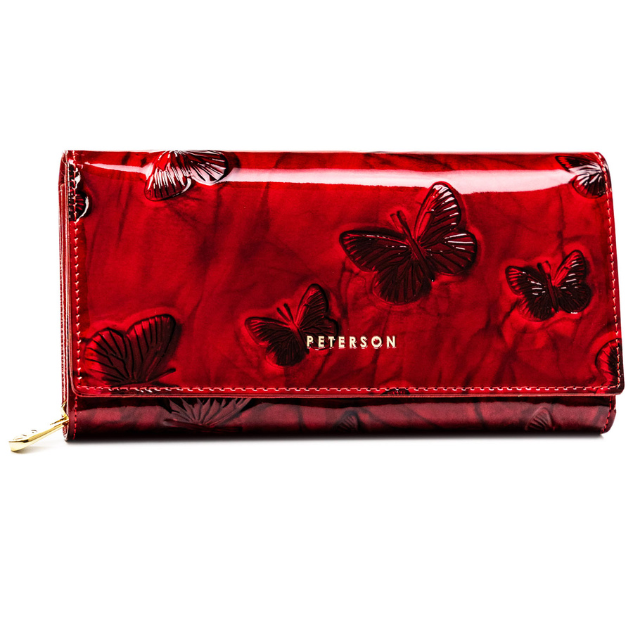 Leather wallet RFID PETERSON PTN 42106-BF