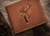 Leather wallet RFID ALWAYS WILD N992-CHM DEER