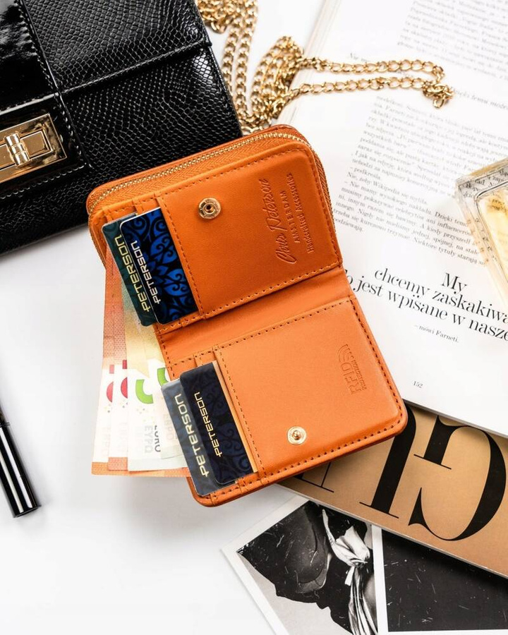  Leatherette wallet RFID PETERSON PTN 010-F