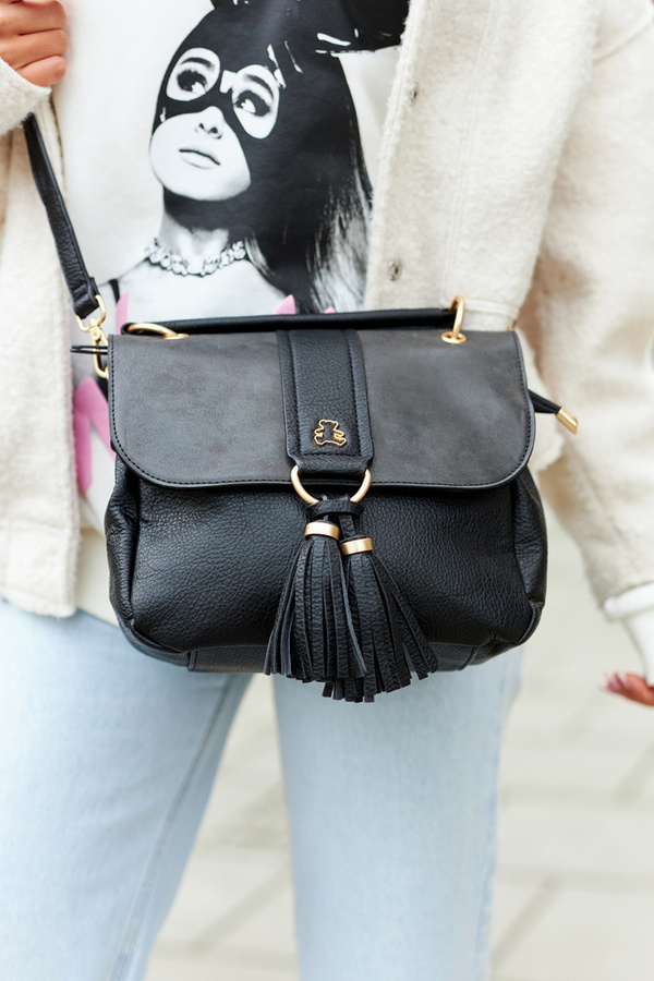 Leatherette bag LULUCASTAGNETTE THELMA