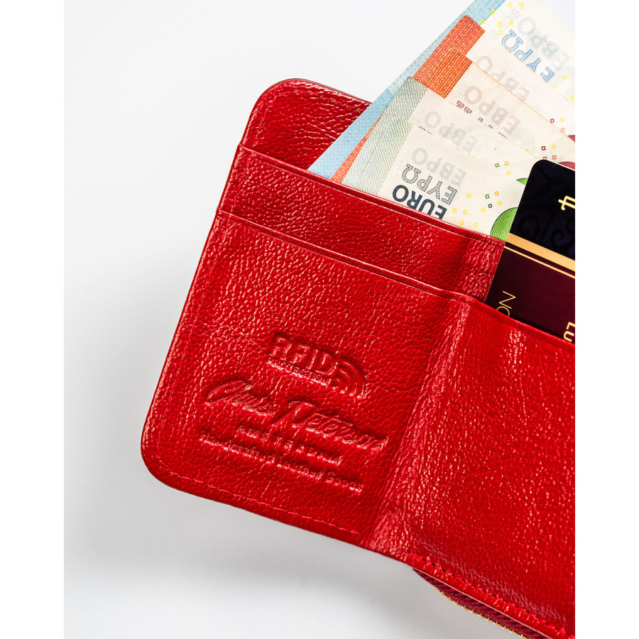 Leather wallet RFID PETERSON PTN BC-423229