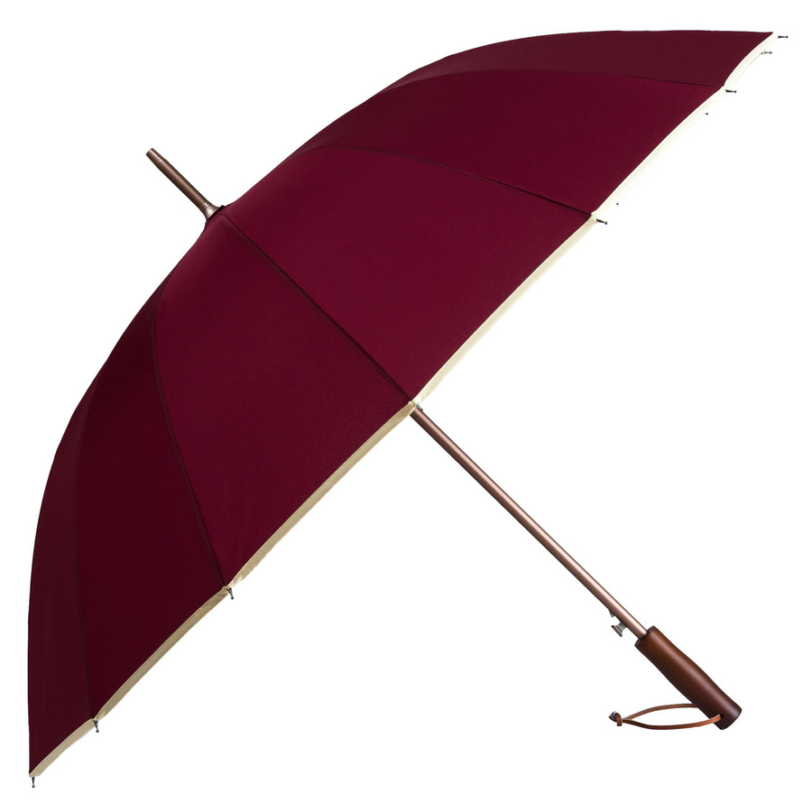 Czerwony, elegancki parasol rządowy - Peterson