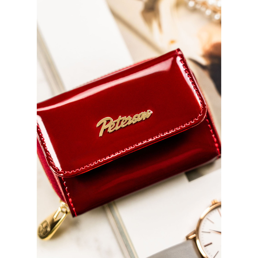 Leather wallet RFID PETERSON PTN BC-423229