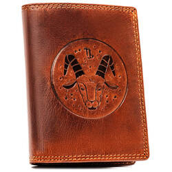 Leather wallet RFID PETERSON PTN N4-EBS