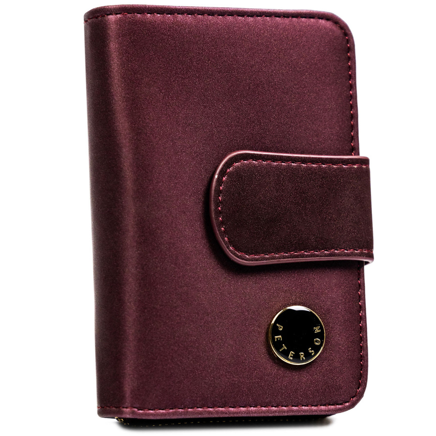 Leather and leatherette wallet RFID PETERSON PTN PS115-HNL