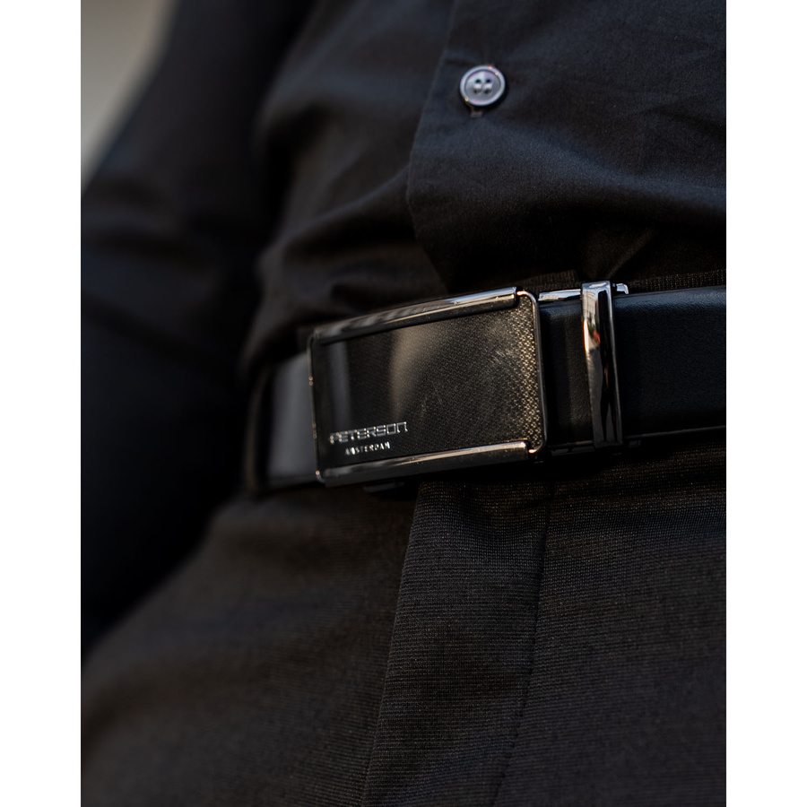 Leather belt PETERSON PTN A009