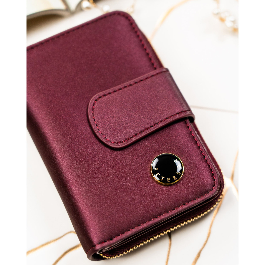 Leather and leatherette wallet RFID PETERSON PTN PS115-HNL