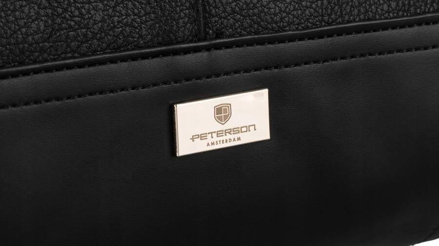 Leatherette bagpack PETERSON PTN PL