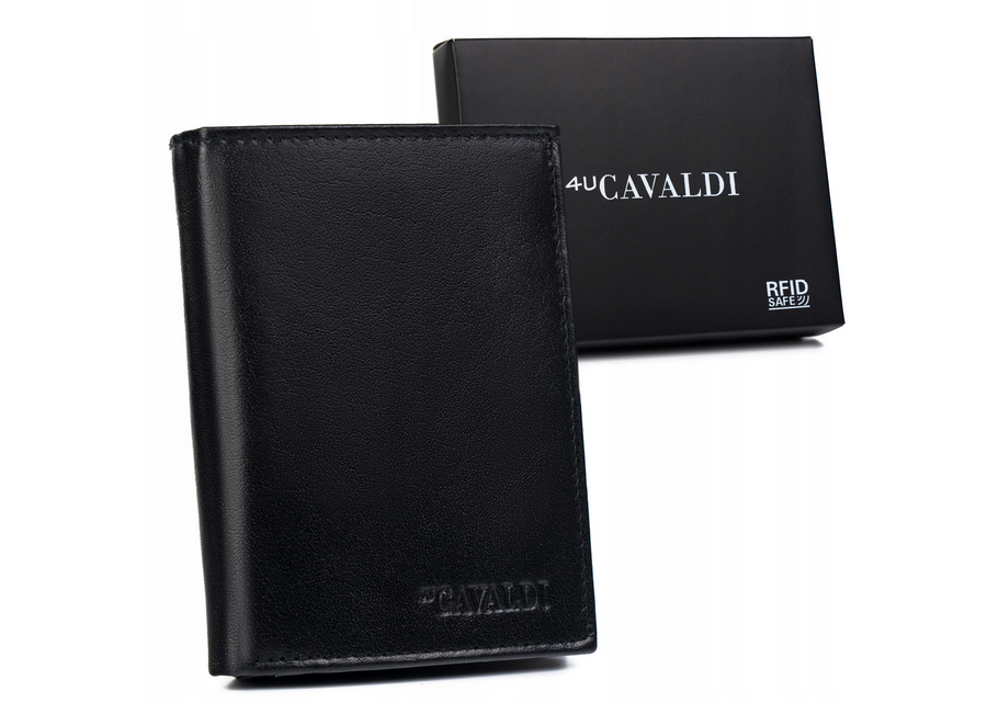 Leather wallet RFID 4U CAVALDI 0800-P-BS-RFID