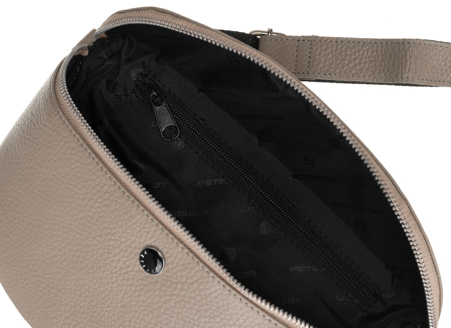 Leather bumbag PETERSON PTN 28301-SKG