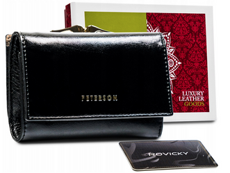 Leather women wallet PETERSON PTN PL-412