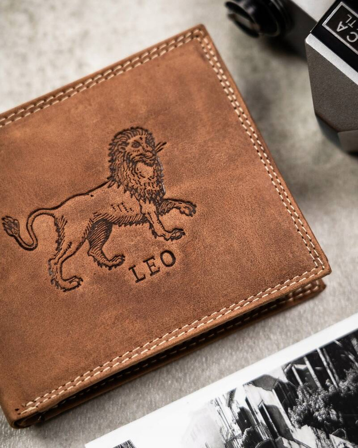 Leather wallet RFID ALWAYS WILD N992-CHM-LEO