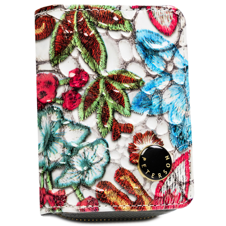 Leather wallet RFID PETERSON PTN PH33-LFL