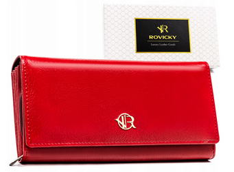 Leather & leatherette wallet ROVICKY RPX-20A-ML