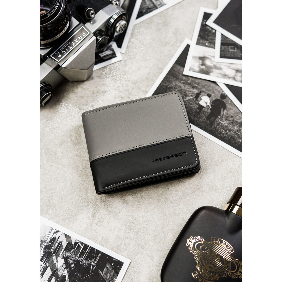 Leatherette wallet RFID PETERSON PTN EH-05Z