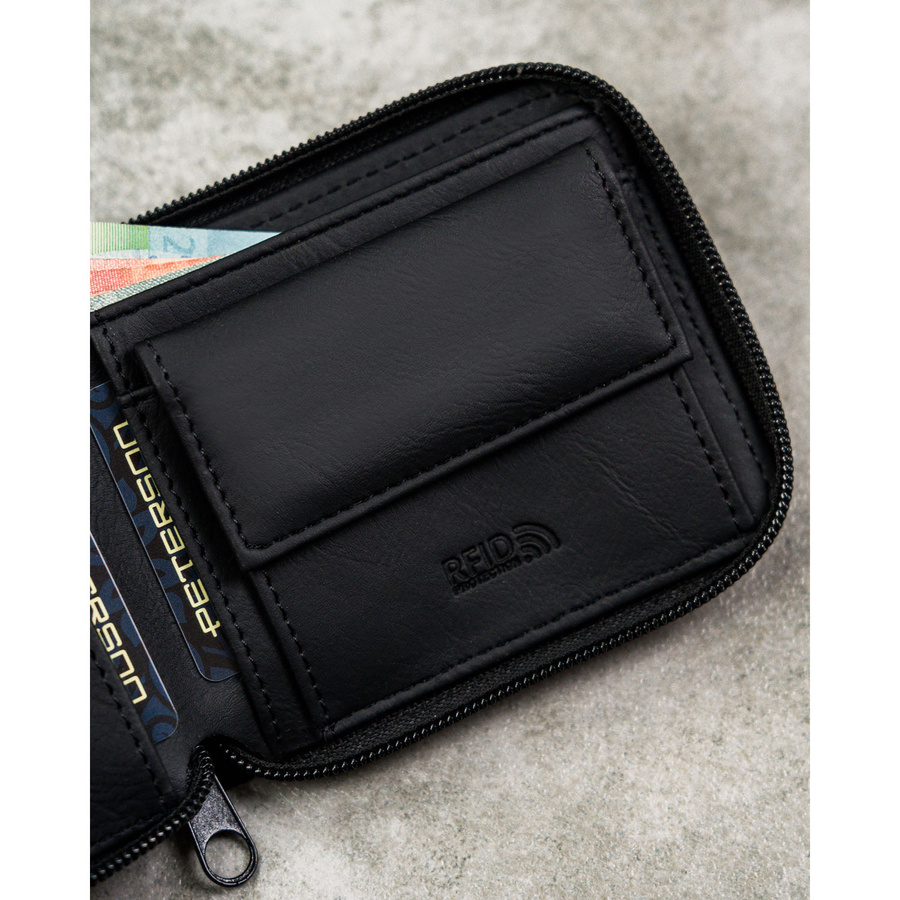 Leatherette wallet RFID PETERSON PTN EH-01Z