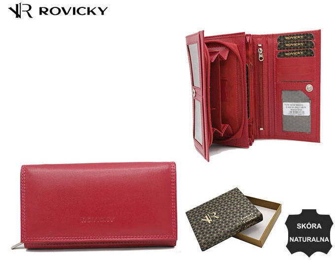 Leather women wallet ROVICKY R-RD-37-GCL