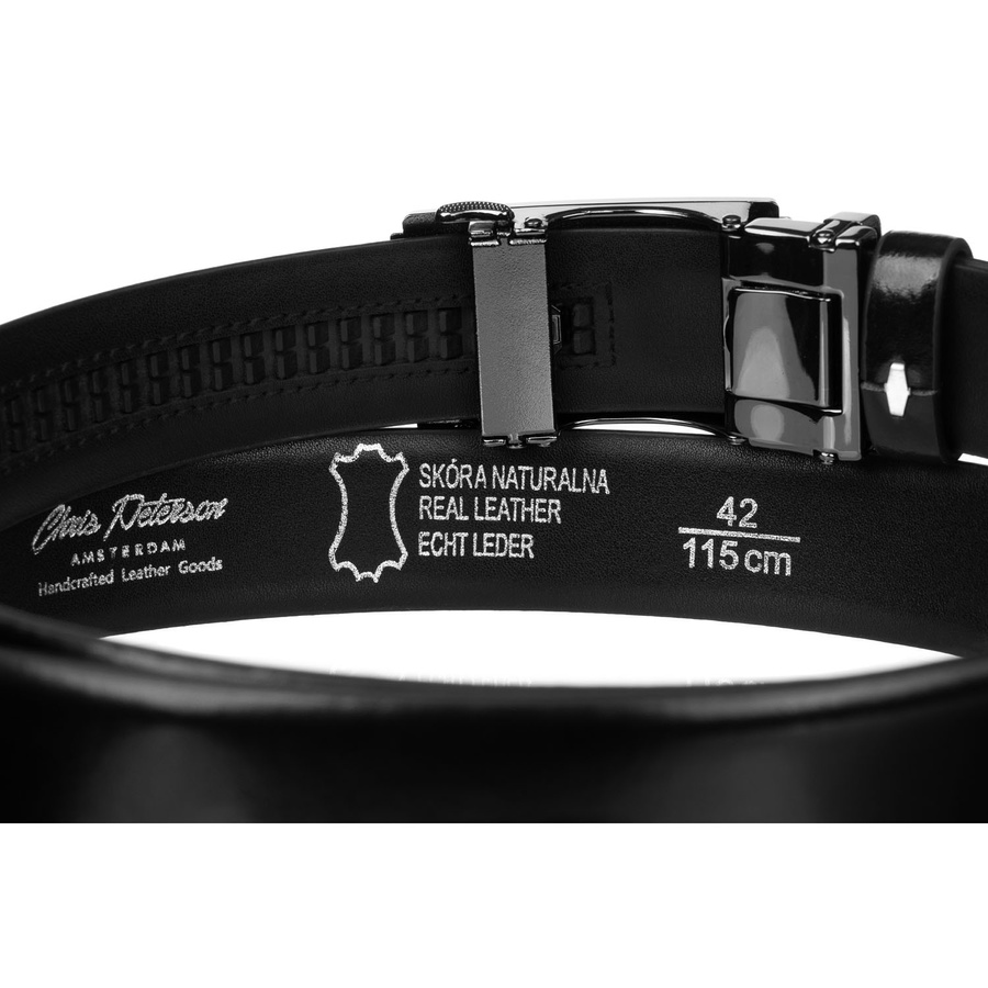 Leather belt PETERSON PTN A017
