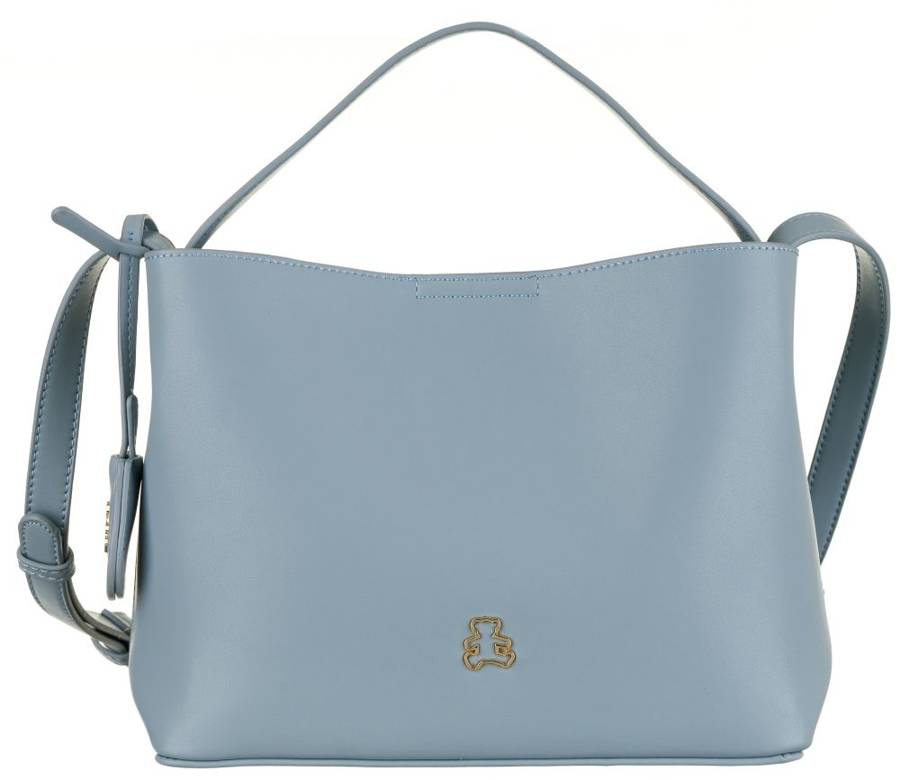 Minimalistyczna torebka koszyk z gładkiej eko skóry - LuluCastagnette