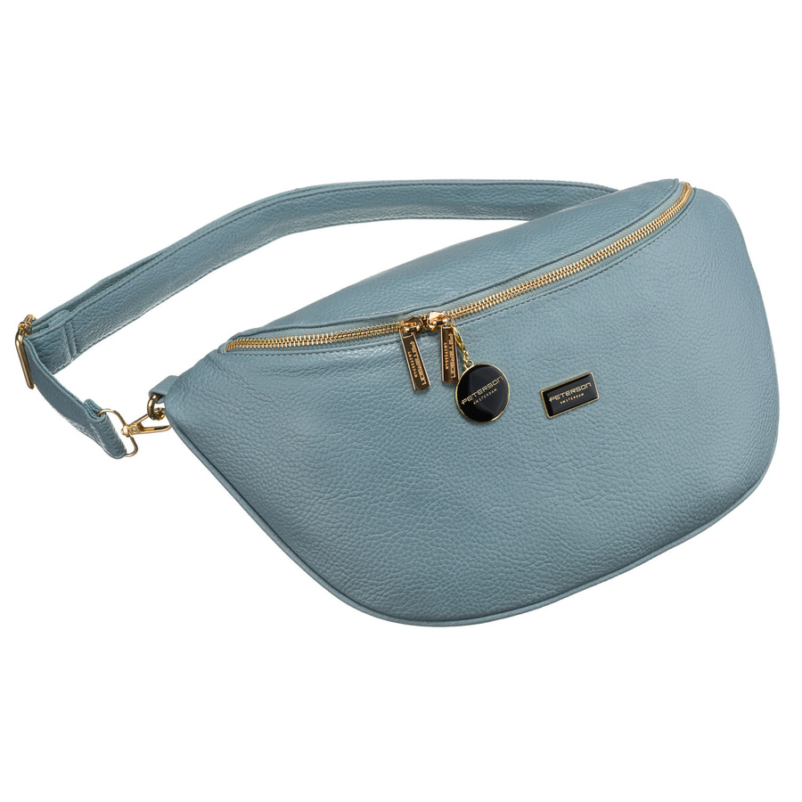 Modrá dámska ľadvinka crossbody z eko kože Modrá dámska ľadvinka crossbody z eko kože