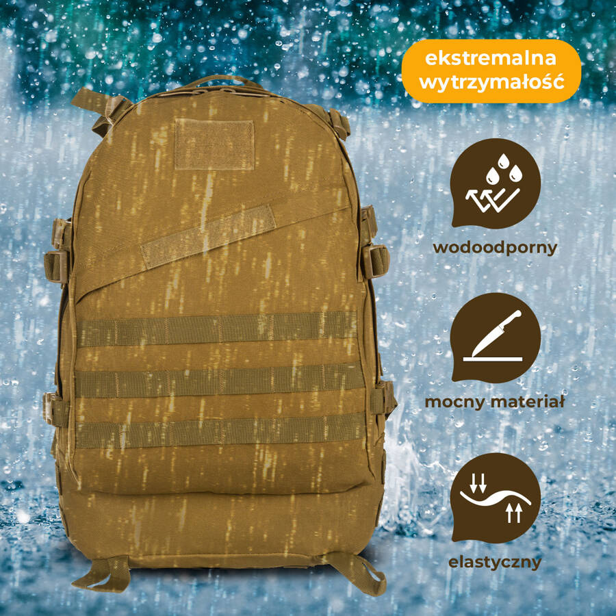 Polyester and nylon bagpack PETERSON BL003