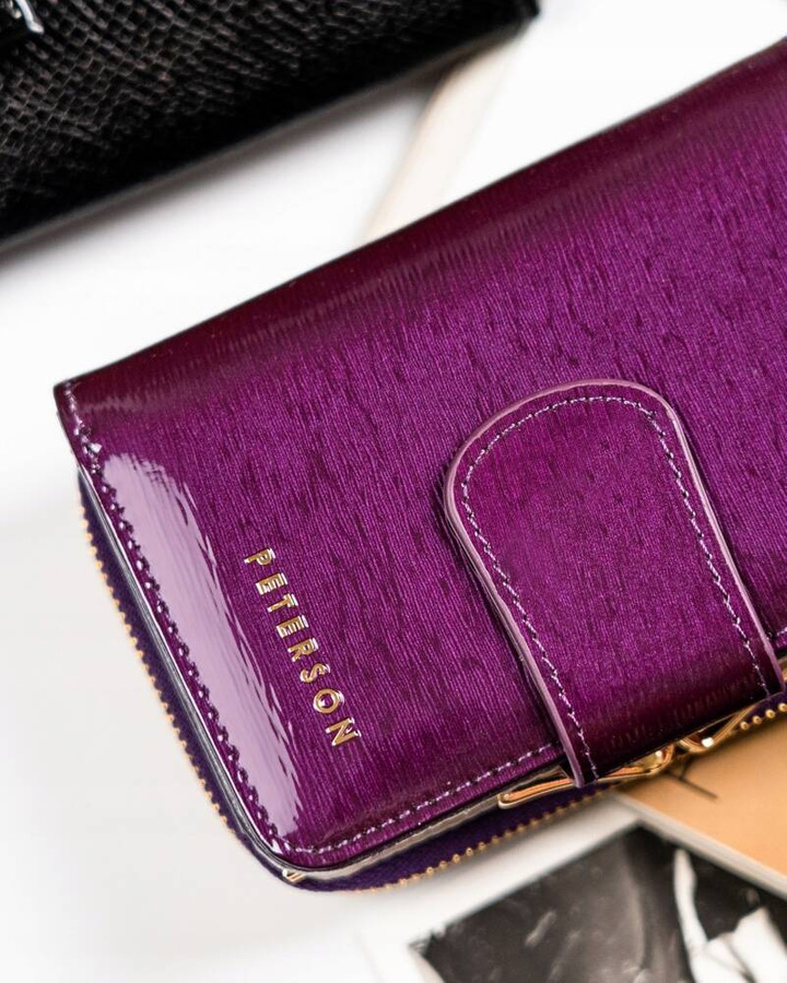 Leather wallet RFID PETERSON PTN 425214-SH