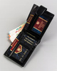 Leather wallet RFID PETERSON PTN 22301L-VT-T