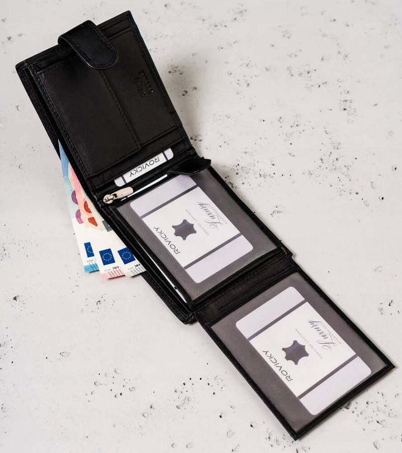 Leather wallet RFID ALWAYS WILD N992L-P-CCD-2-2726 B