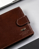 Leather wallet RFID PETERSON PTN 22305L-VT