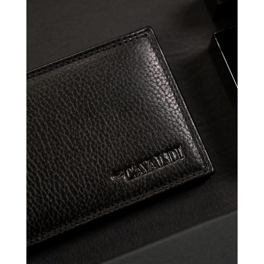 Leather card case 4U CAVALDI CW1017-NDM