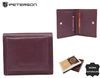 Leather wallet RFID PETERSON PTN RD-220-MCL