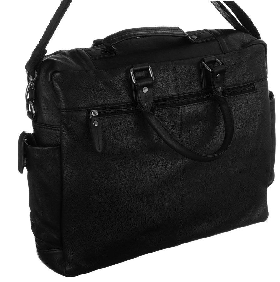 Leather laptop bag LAP-31703-NDM-NL