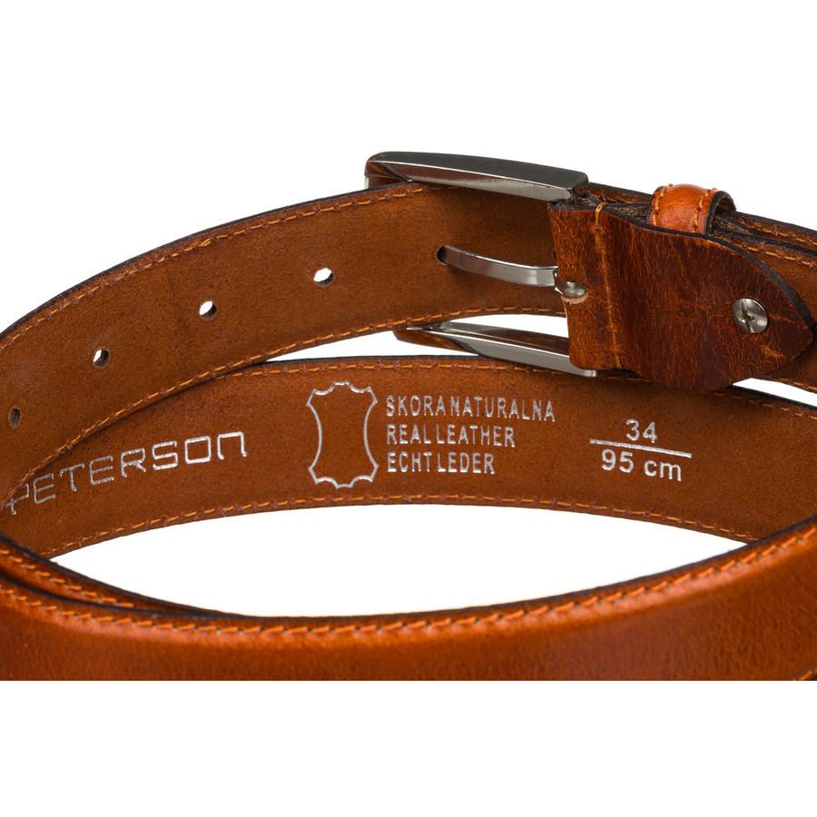 Leather belt PETERSON PTN LTP-CRU
