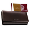 Leather wallet RFID PETERSON PTN RD-12-NGV